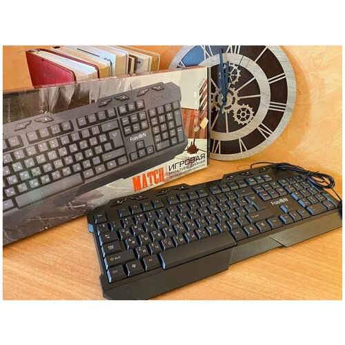 Клавиатура FaisON, Match, KB316, Multi-Device, чёрный клавиатура logitech k360 черный кириллица qwerty