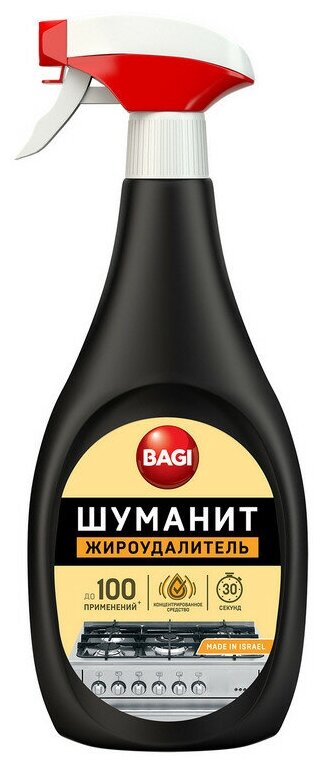 Средство для чистки плит Bagi шуманит спрей 400 мл 1 шт.