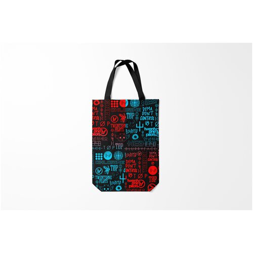 фото Сумка-шоппер / 31х42 см / рок / twenty one pilots burnettie