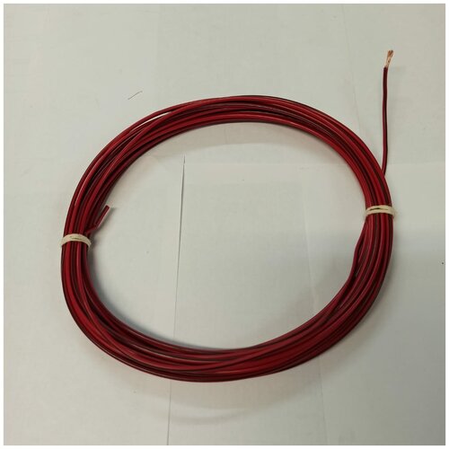 Провод пвам красно-черный 1,5 кв. мм(отмотка 1м)