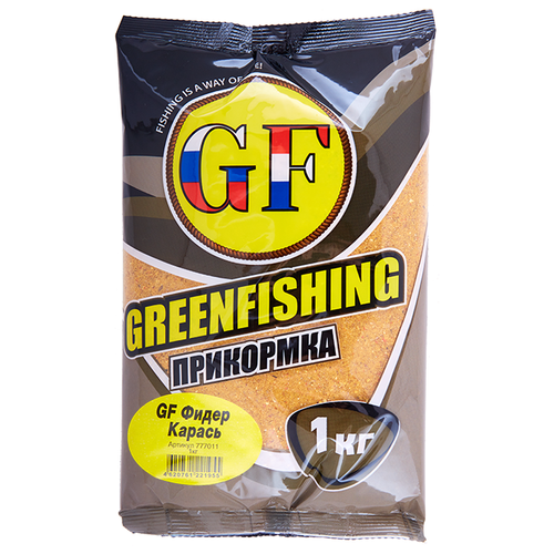 фото Прикормка greenfishing gf фидер карась 1 кг, 777011