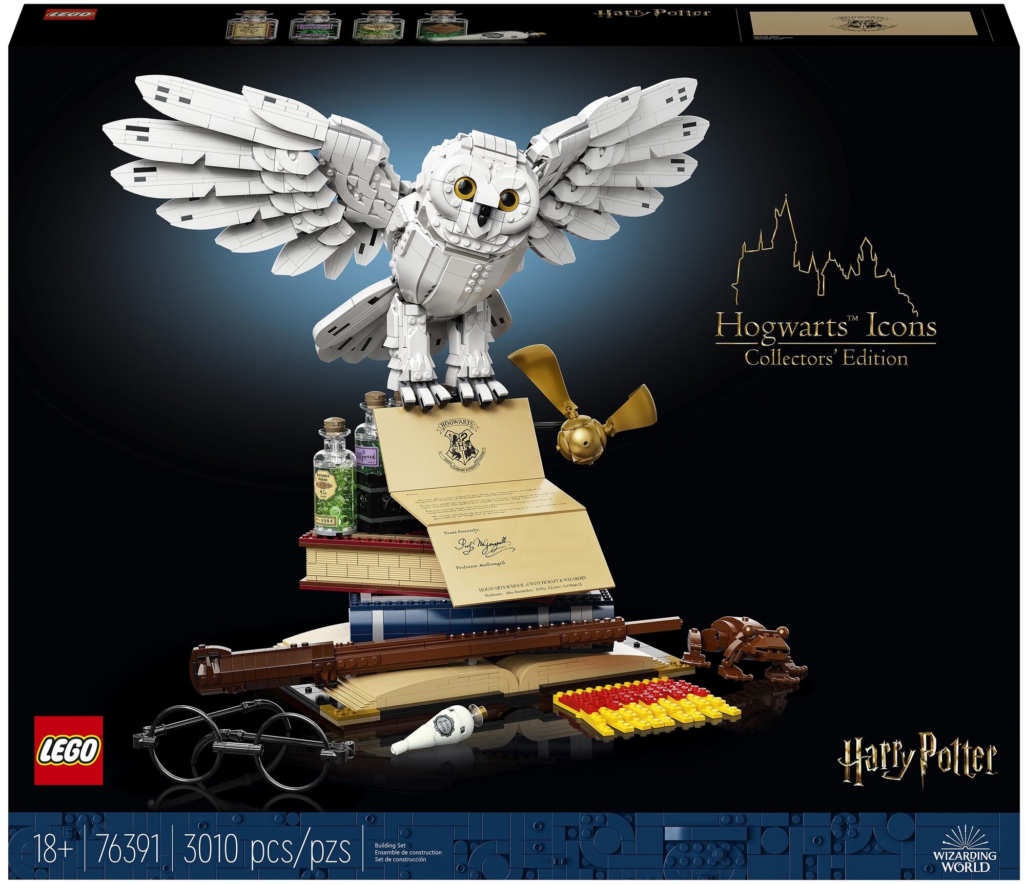 Конструктор LEGO 76391 Символы Хогвартса: коллекционное издание, 3010 дет.