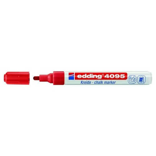 Маркер меловой Edding E-4095 chalk marker красный_002 2 шт.