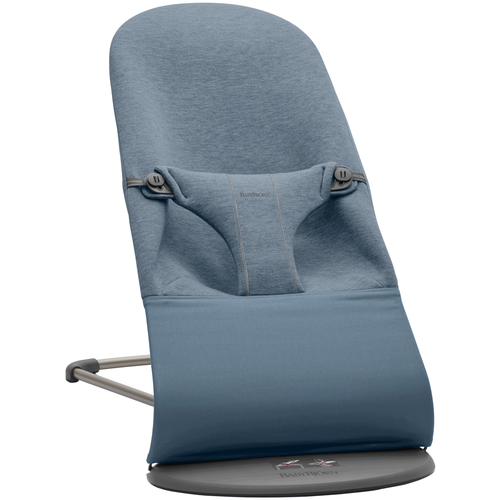 фото Шезлонг babybjorn bliss 3d jersey, dove blue