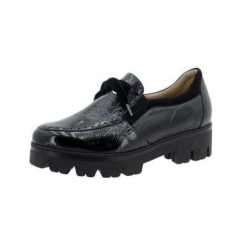 Туфли PieSanto женские (205053) черные из натуральной лаковой кожи и замши, размер 39