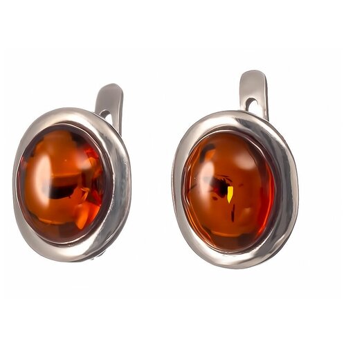 Серьги Amberprofi, серебро, 925 проба, янтарь