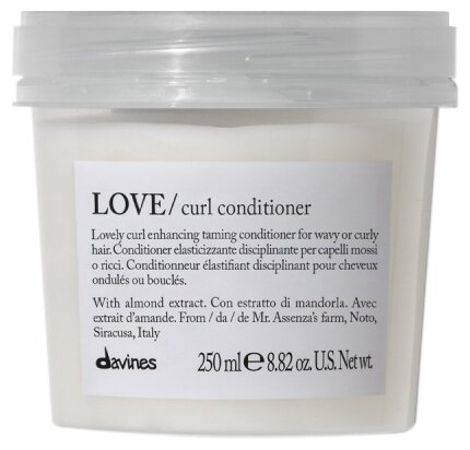 Davines кондиционер Essential Haircare New Love Curl для тонких и волнистых волос, 250 мл
