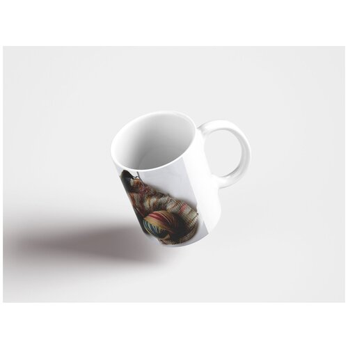 фото Кружка "шерсть, сетки, разноцветный" 320 мл lotsprints