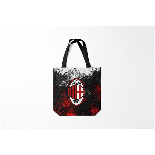 фото Сумка-шоппер / 40х40 см / футбол / milan milan. burnettie
