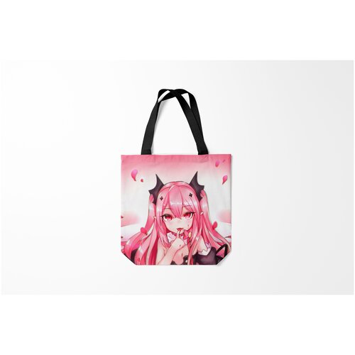 фото Сумка-шоппер / 40х40 см / аниме / вампир ахегао burnettie