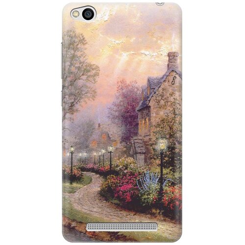 фото Re:pa накладка transparent для xiaomi redmi 3 с принтом "сиреневый вечер"