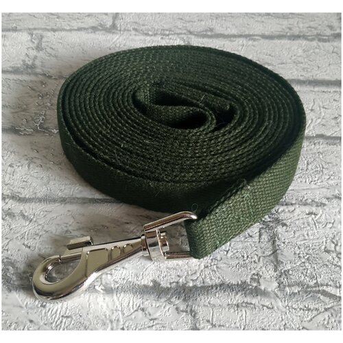 Поводок брезентовый для собак 4м ширина 25 ЛТО