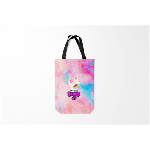 фото Сумка-шоппер / 31х42 см / геймерам / brawl stars unicorn leon burnettie