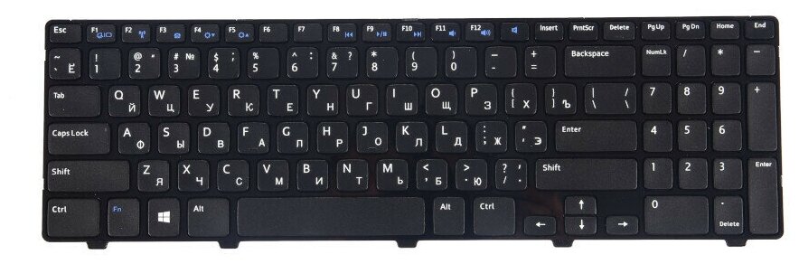 Клавиатура для Dell Inspiron 15 3521 3537 15R 5537 3540 5521 NSK-LA0SC NSK-LA00R PK130SZ2A06