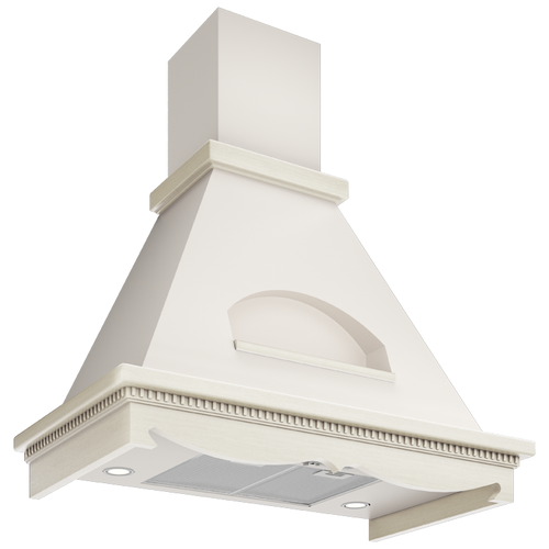 Кухонная вытяжка Elikor Ротонда 90П-650-П3Д бежевыйбук кремпатина зол 943882 1512000₽