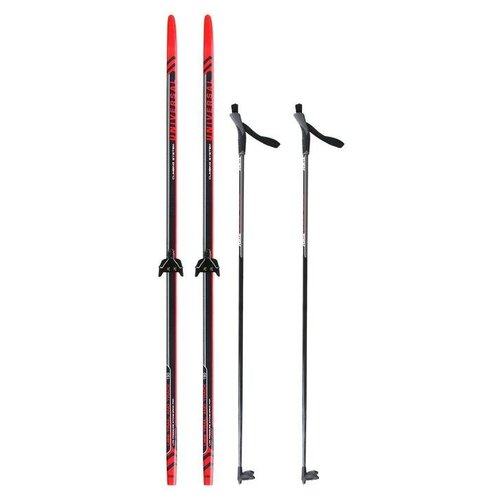 Лыжные комплекты Бренд ЦСТ Комплект лыжный бренд ЦСТ Step, 170/130 (+/-5 см), крепление NN75 мм, цвет микс