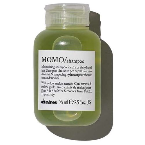 Davines MoMo Shampoo Шампунь для глубокого увлажнения волос 75 мл твёрдый шампунь для глубокого увлажнения волос davines momo shampoo bar 100 гр