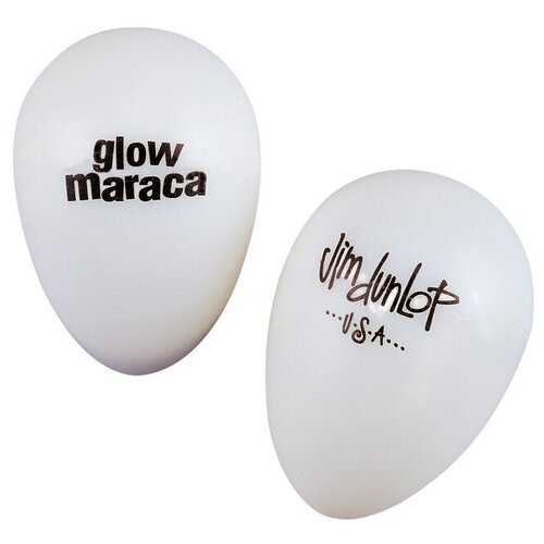 DUNLOP 9110 Glow Maracas Display Jar маракас-яйцо белый