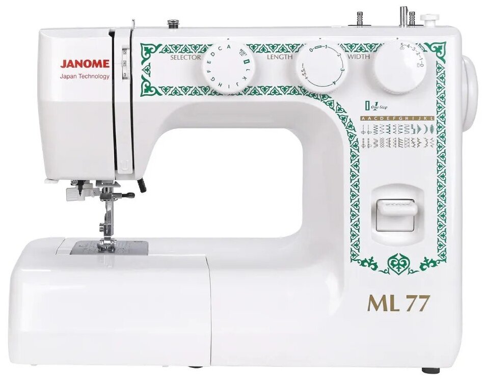 Электромеханическая швейная машина Janome ML 77 - фотография № 1