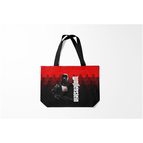 фото Сумка-шоппер / 46х35 см / геймерам / wolfenstein burnettie