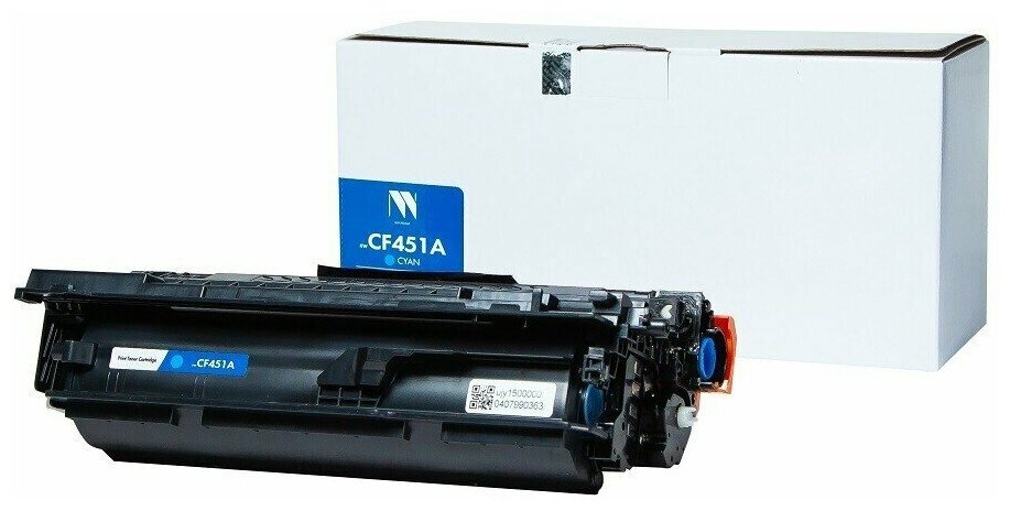 Картридж NV Print CF451A Cyan для принтеров HP LaserJet M652DN/ M653DN/ M681DH/ M653X/ M681F/ M681Z/ M682Z, 10500 страниц