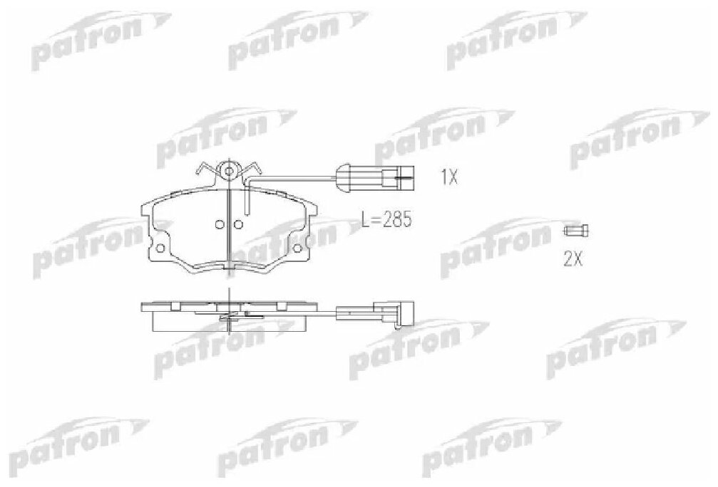 Колодки Тормозные Дисковые PATRON арт. PBP370