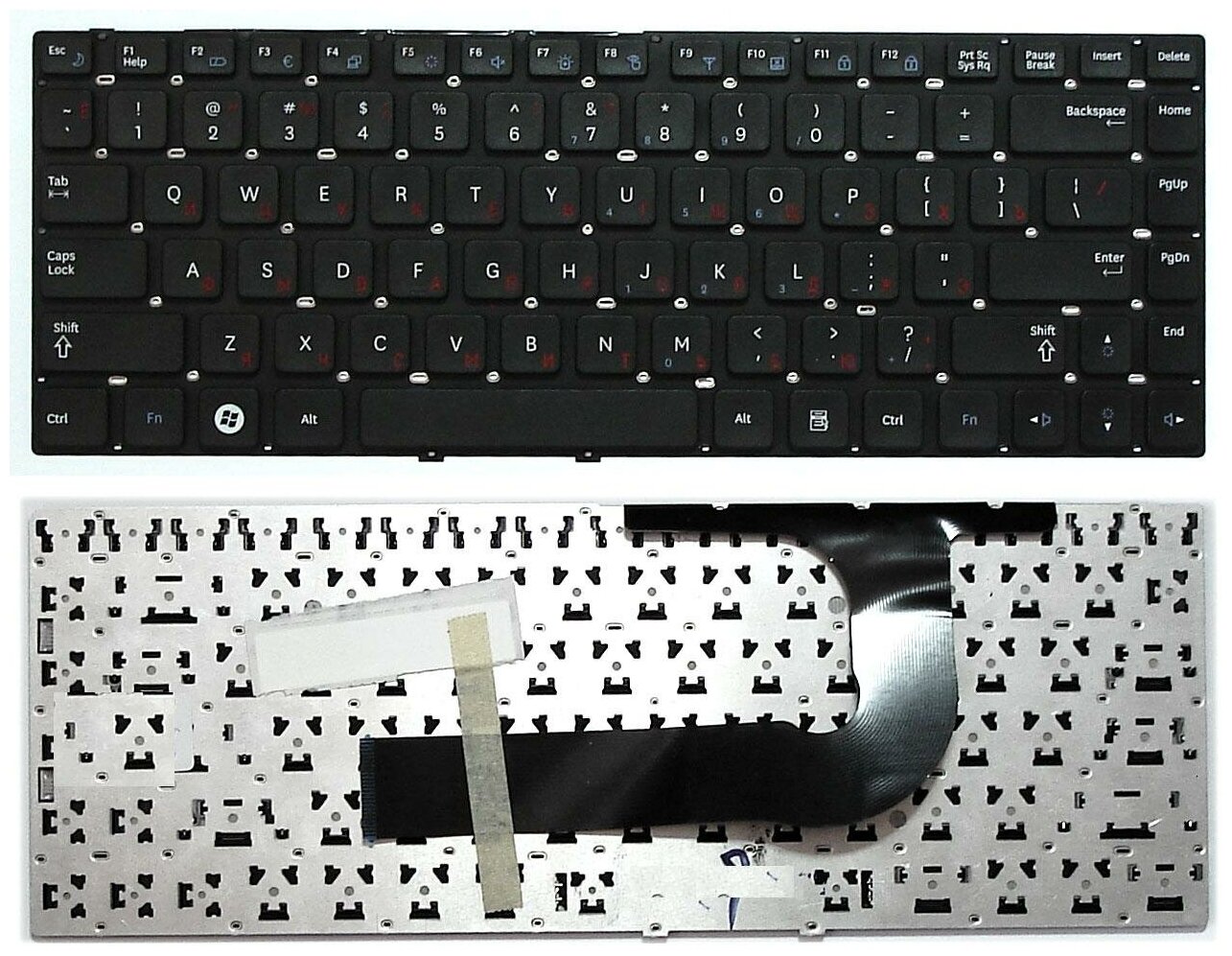 Клавиатура для ноутбука Samsung Q330 черная 1030₽