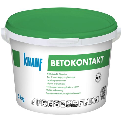 Грунтовка бетоноконтакт KNAUF Бетоконтакт, 5 кг, розовый