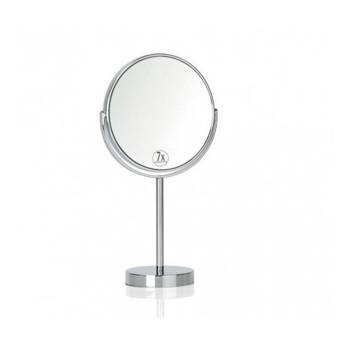 Зеркало косметическое увеличительное настольное 7X ANDREA HOUSE BA21113 хром d195х350