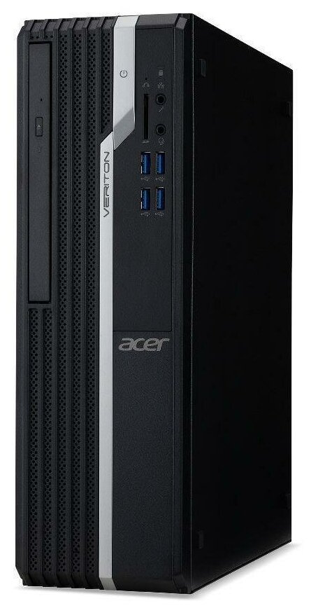 Персональный компьютер ACER Veriton VX2670G для бизнеса Desktop CPU Core i3 i3-10100 3600 МГц 4Гб DDR4 500Гб Intel UHD Graphics встроенная без ОС черный DT.VTFER.03F