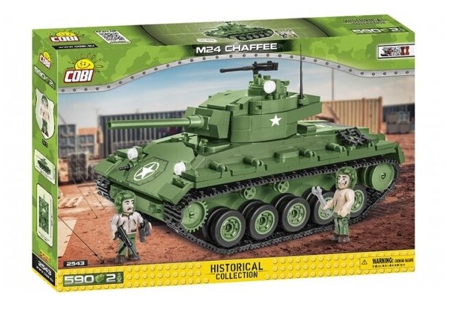 Конструктор танк COBI M24 CHAFFEE COBI-2543