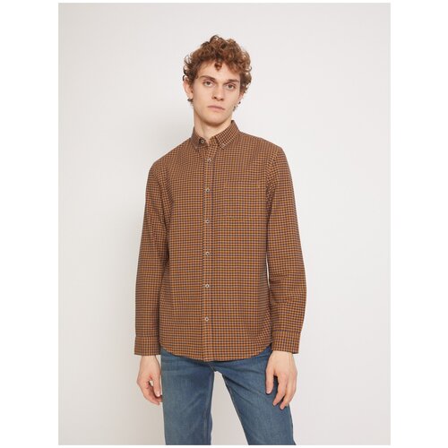 фото Рубашка zolla размер m горчичный