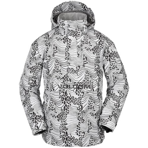 фото Куртка сноубордическая volcom melo gore-tex pullover white print (us:l)