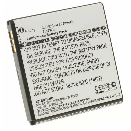 Аккумулятор iBatt iB-U1-M1094 2050mAh для Sony Ericsson Xperia A, Xperia ZR LTE, C550X, M36h, M36i, C5503, Dogo, M36, SO-04E, Xperia ZR, аккумулятор ibatt ib u1 m554 2300mah для sony xperia a xperia zr c5502 xperia zr lte c5503 для sony ericsson xperia a