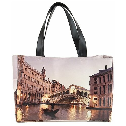 фото Сумка ens, синтетический материал, коричневый