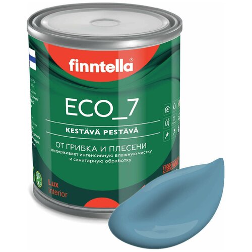 Краска акриловая finntella Eco_7 Anti Plesen матовая meri aalto 0.9 л