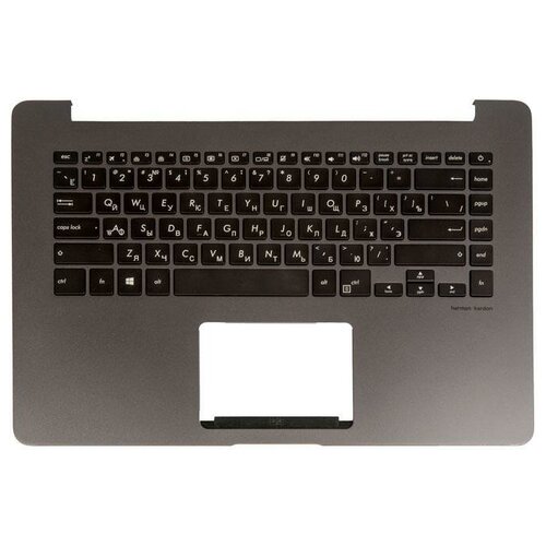 Клавиатура для ноутбука Asus UX530UX-1A с топкейсом черная с подсветкой 5009₽