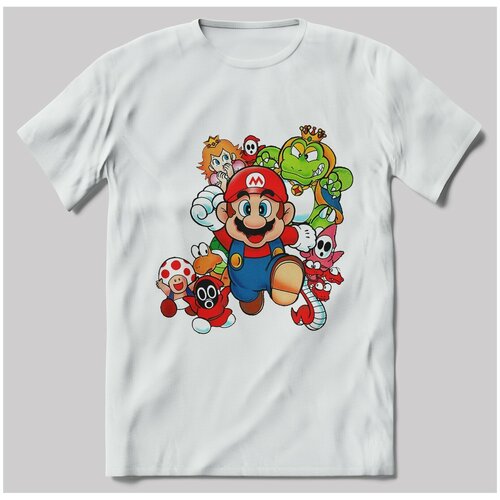 фото Футболка с принтом mario - 1 brut-shop