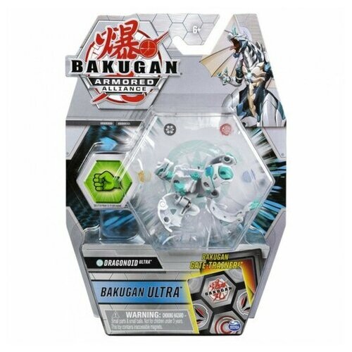 Фигурка-трансформер Bakugan S2 Ультра DragonoidWhite 6055885/20124294 bakugan фигурка трансформер ультра gargoyle black 6045146 20109044