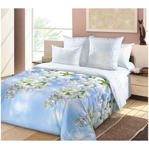 Комплект постельного белья Текс-Дизайн Пышная сирень 1, 2-х спальный, Перкаль, Хлопок 100%, Наволочки 70х70, 2250ПН209341