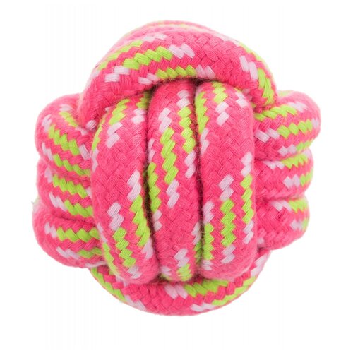Веревочный мяч, Trixie (игрушка для собак, ф 6 см, цвета в ассортименте,35695)