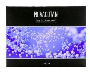 Маска филлер для лица NOVACUTAN Full Face Filler Mask, 25 г. x 5 шт