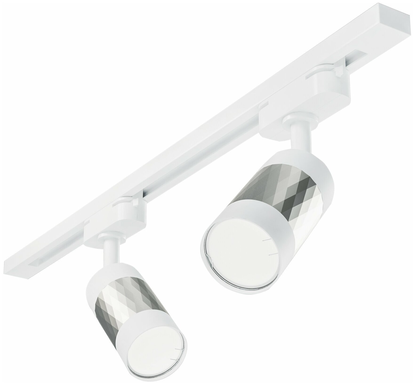 Трековый светильник Elektrostandard для однофазного шинопровода Mizar GU10 Белый/серебро MRL 1007