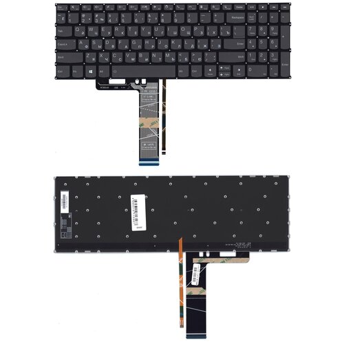 Клавиатура для ноутбука Lenovo Flex 5-15 черная аккумулятор l19c3pf5 для ноутбука lenovo ideapad 5 15iil05 11 52v 4870mah черный