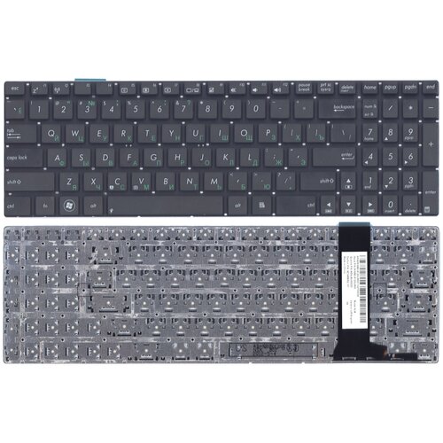 Клавиатура для ноутбука Asus G56, R505 черная gzeele us layout keyboard for asus n76 n76vb n76vj n76vm n76vz black with silver topcase laptop palmrest upper case kb bezel