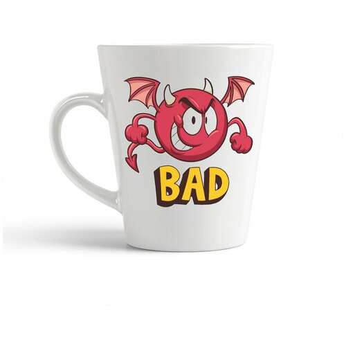 фото Кружка-латте coolpodarok "bad (плохой)"