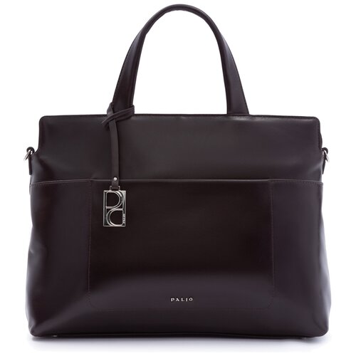 фото Сумка женская palio натуральная кожа, коричневый