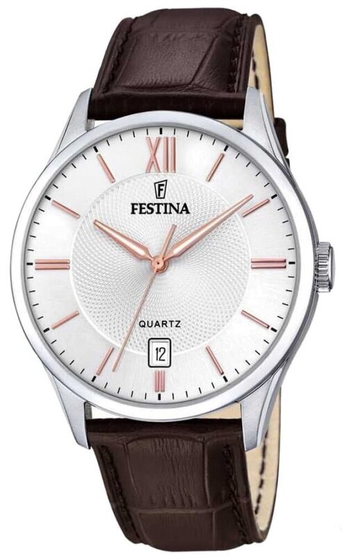 Наручные часы FESTINA Мужские часы Festina Classics F20426/4, белый, серебряный