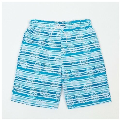фото Плавки-шорты для мальчика, цвет бирюзовый, рост 158 см rusexpress
