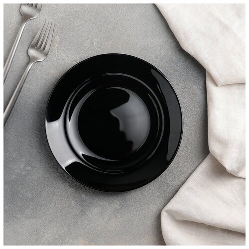 фото Тарелка десертная 19 см alexie black 4599666 luminarc
